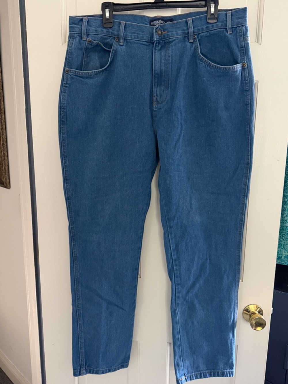 Classic Men's Blue Denim Jeans